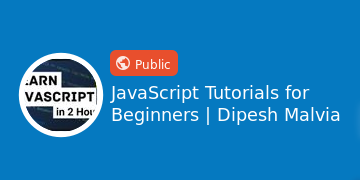 javascript variables |javascript tutorials in hindi |... JavaScript Tutorials for Beginners | Dipesh Malvia