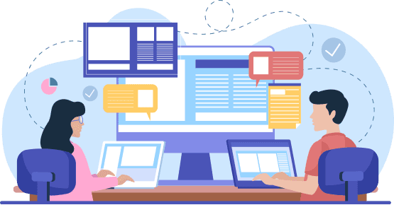 Illustration of classroom Illustration of classroom